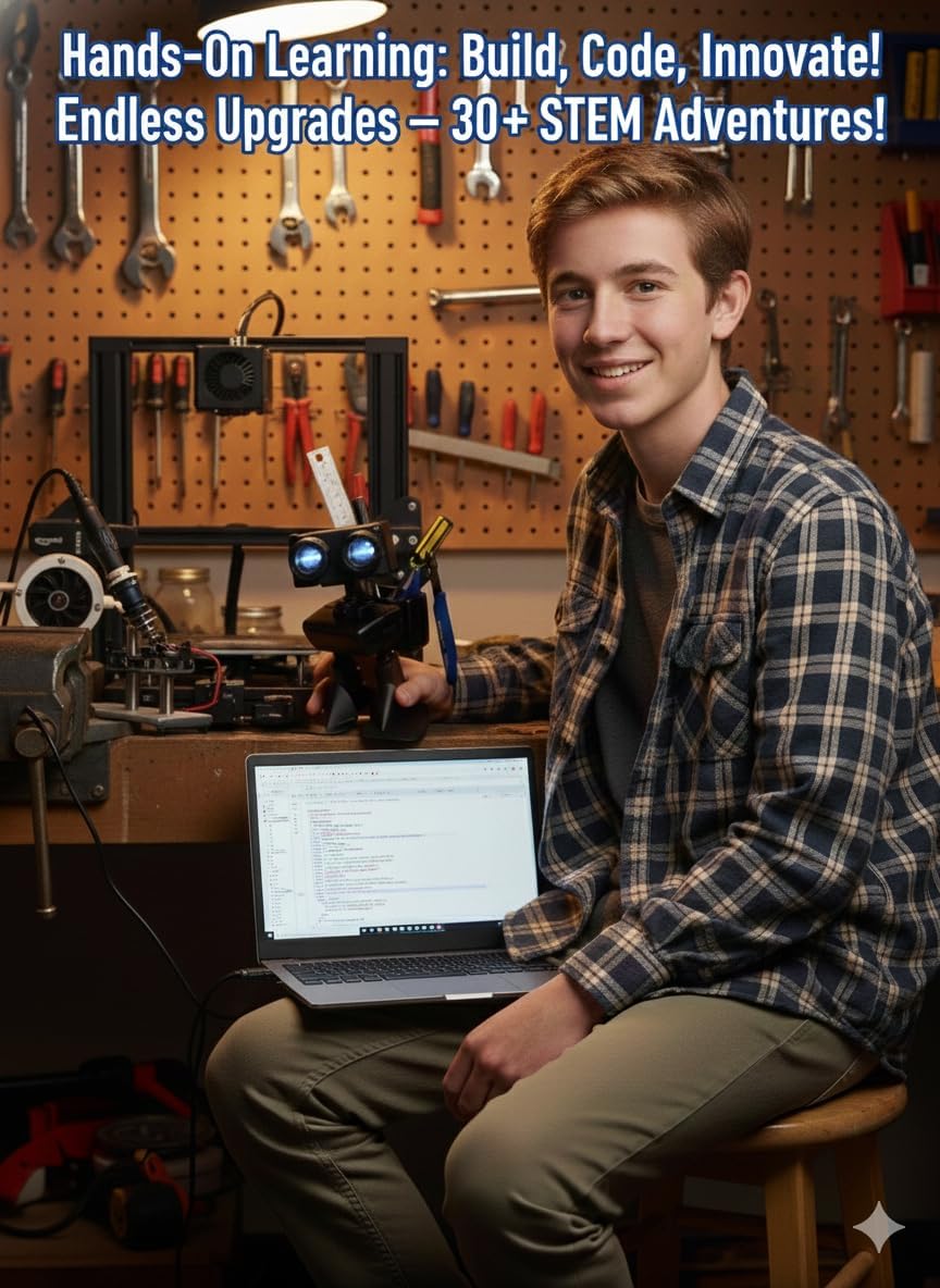 Robot PU – Adorable AI Humanoid | STEM Toy Supports Micro:bit | Programmable, Interactive & Upgradable | Walks, Dances, Talks & Sings | Self-Balancing | Remote & Autopilot | 30+ Free Online Classes - Image 7