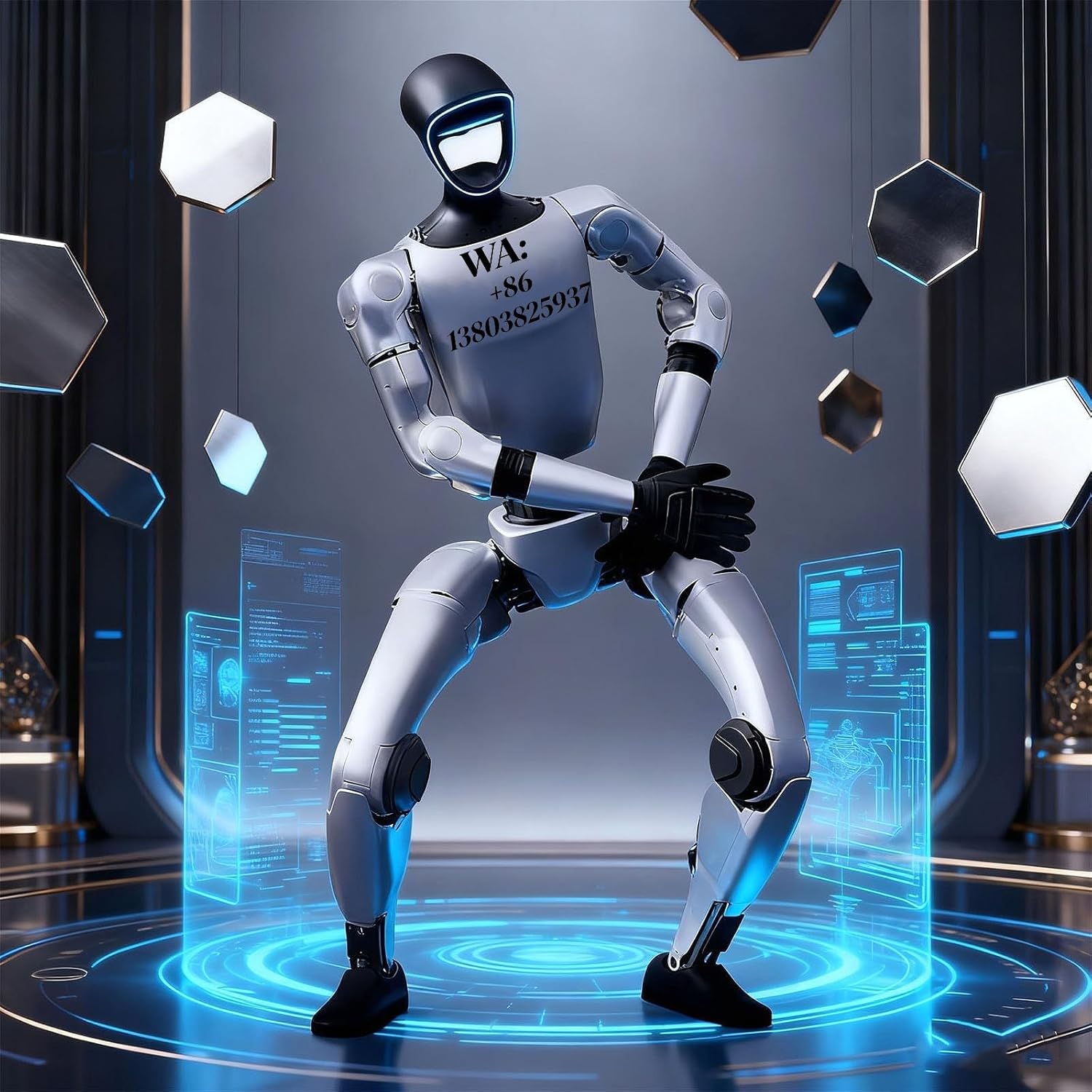 Smart AI Robot, Flexible Humanoid Robot, Robotic Guide, Dancer and Host, Bot for Museums, Libraries, Banks for Tours, Information, and Event Assistance - Image 6