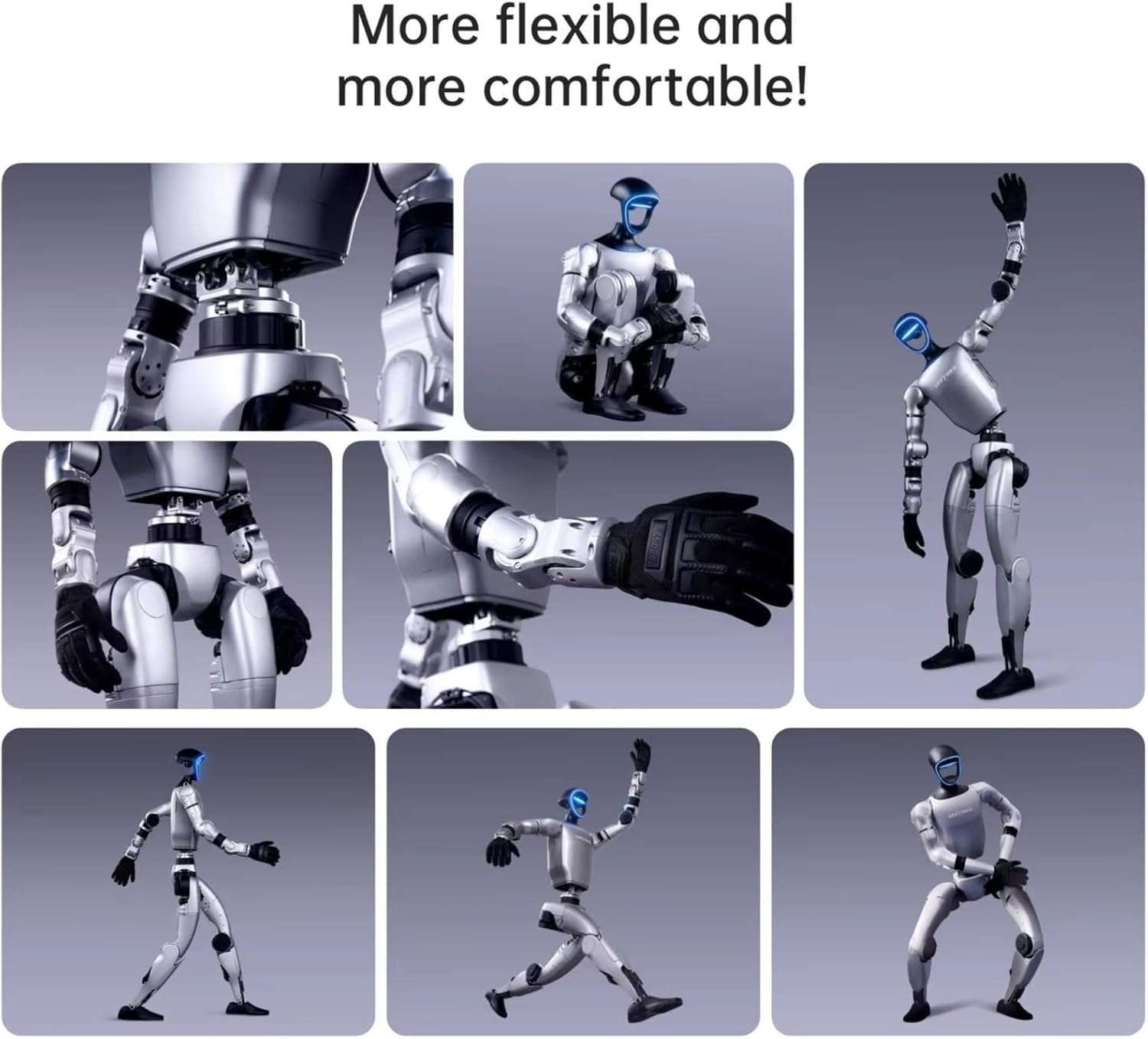 AI Robot, Humanoid Smart Service Robot, AI Companion Assistant, Autonomous with Face Recognition, Voice Control, Obstacle Avoidance, for Exhibition Hall, Technology Business - Image 9