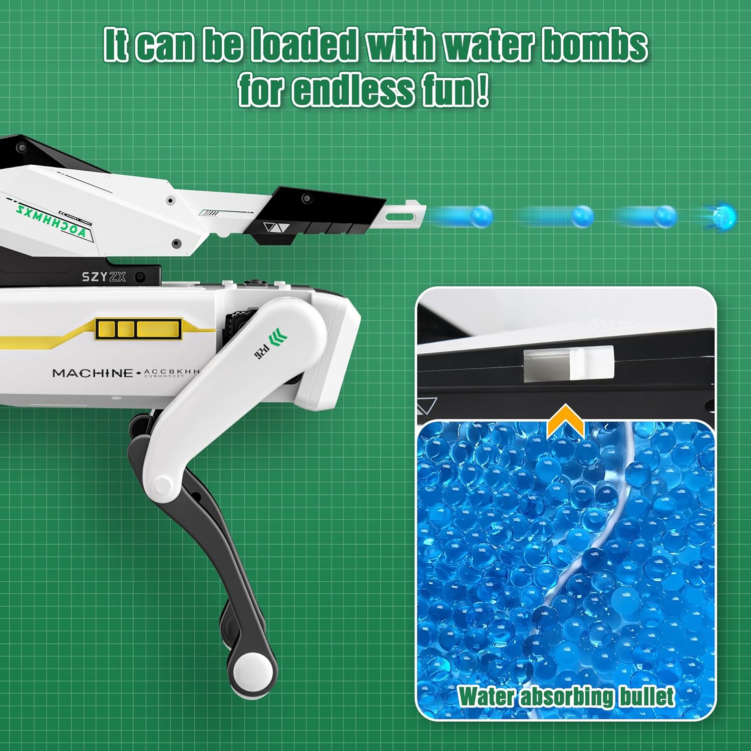 Dingdongwu Shoot Robot Dog - Interactive STEM Pet with Voice Control, 30+ Actions & APP Programming, Durable Design for Kids Age 6+ (Compatible with iOS/Android) - Image 5